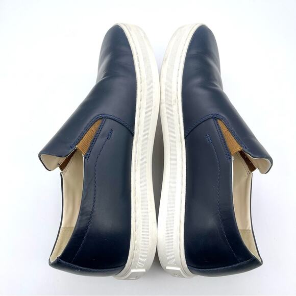 SOREL Caribou Waterproof Leather Navy Slip On Sneakers NM4207-406 - Men\'s Size 7